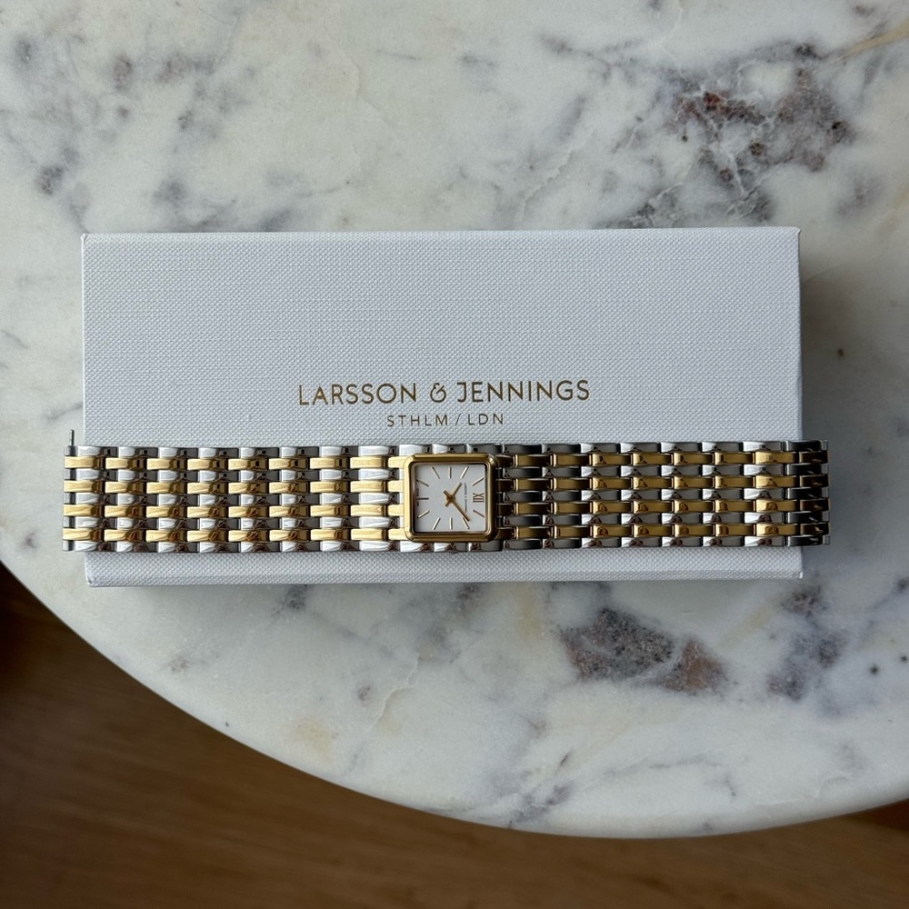Larsson & Jennings Tribeca 24mm Mixed Metal Gold and Silver Watch